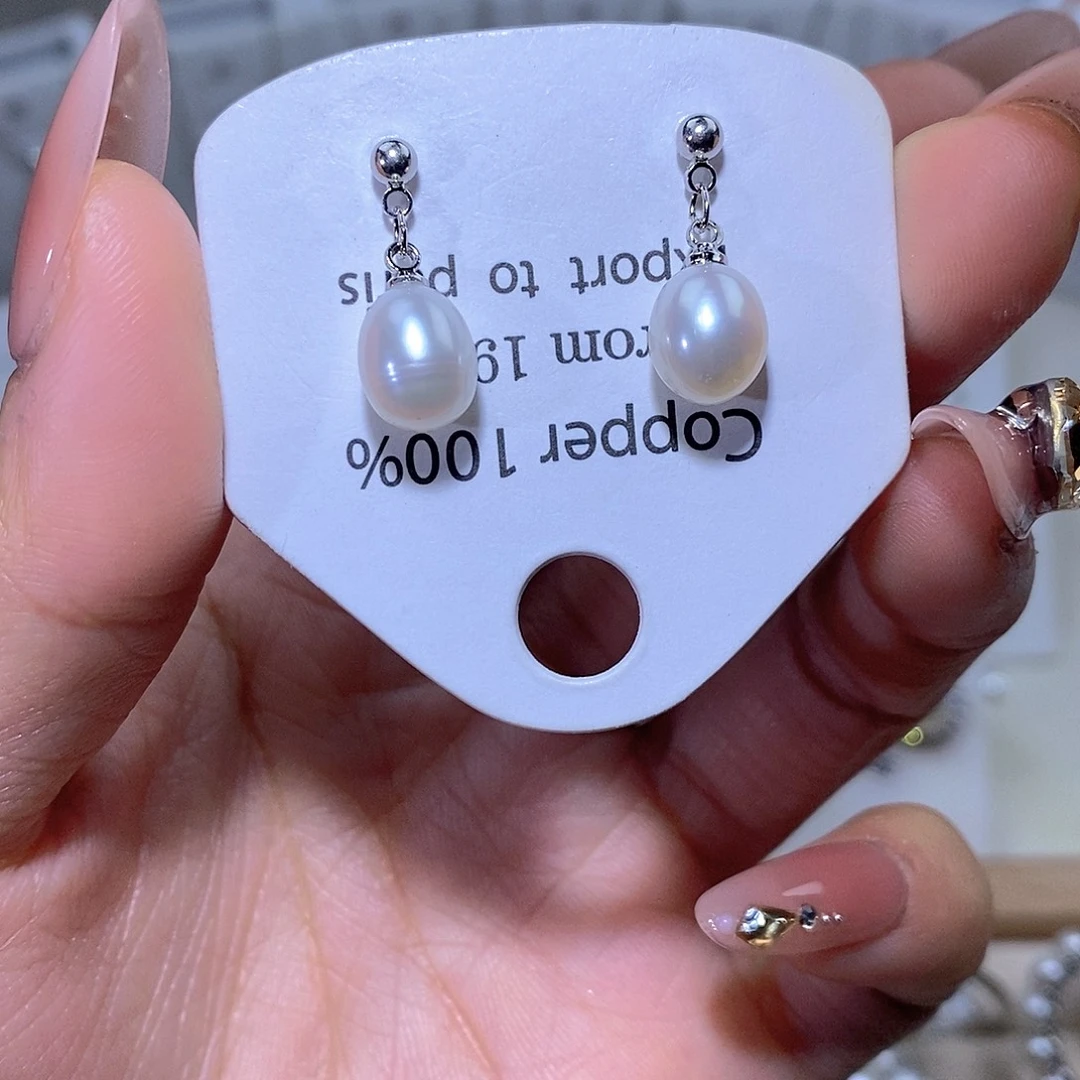 耳饰未镶嵌淡水珍珠