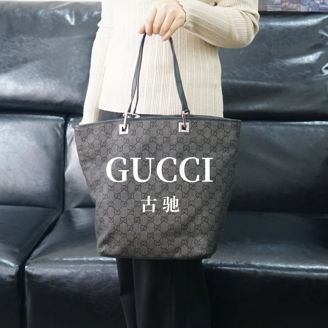 95新 GUCCI/古驰  黑色单肩包/DY11728076/8076
