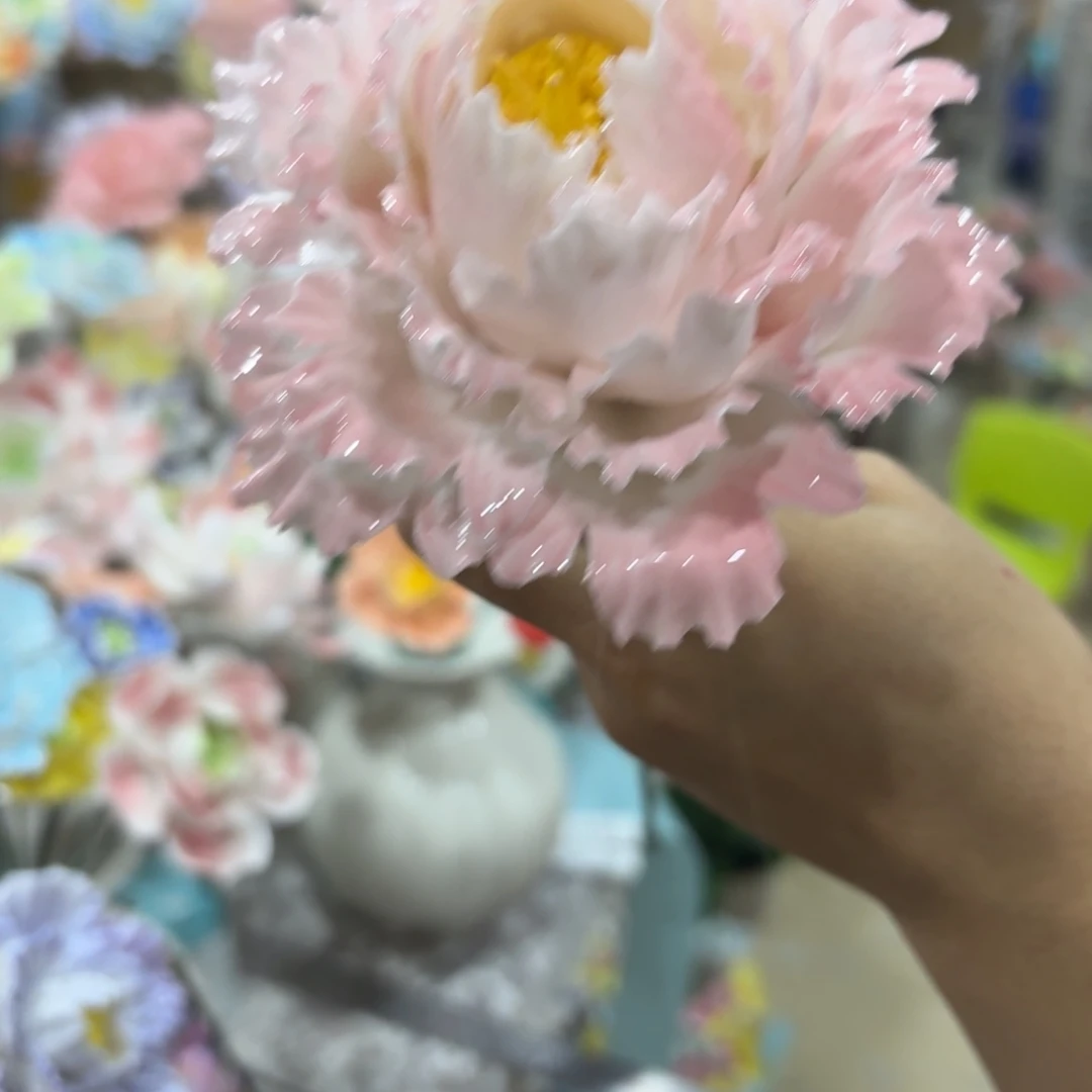 陶瓷花20包邮，退款拉黑2960瑕疵