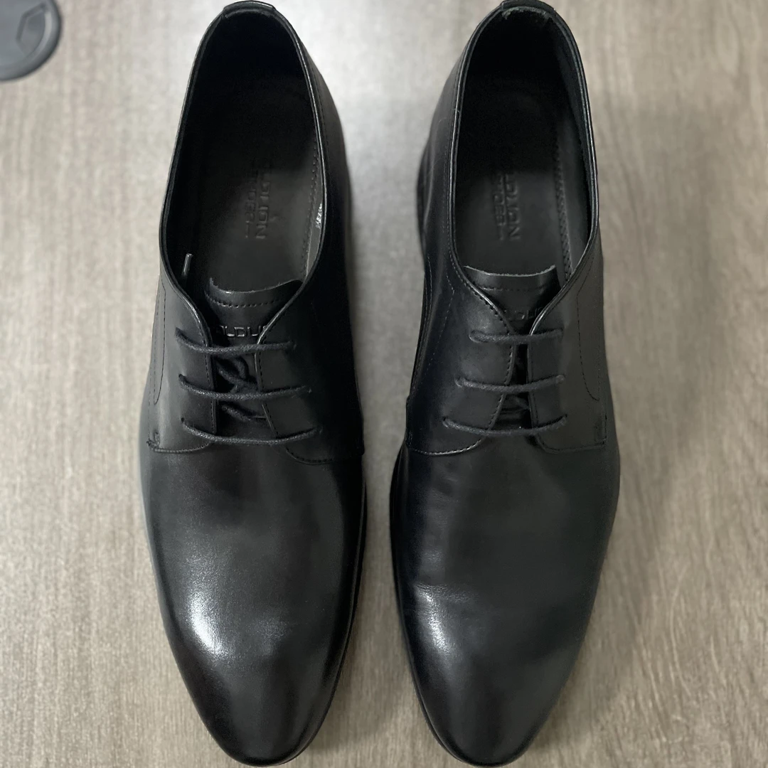 金家男鞋 断码撤柜尾货 正装商务皮鞋 头层牛皮材质 橡胶底金485