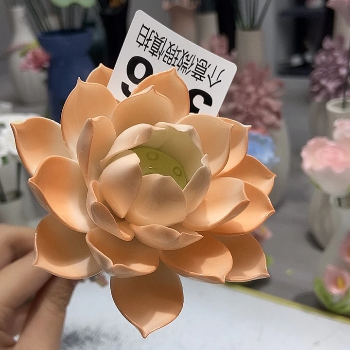 陶瓷纯手工捏花设计