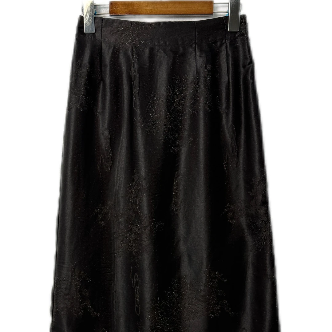 【千禧专属】553香云纱网红半身裙轻奢时尚百搭休闲织金重锻半裙