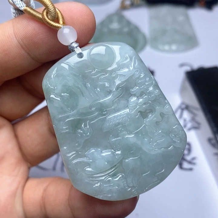 颈饰未镶嵌翡翠翡翠