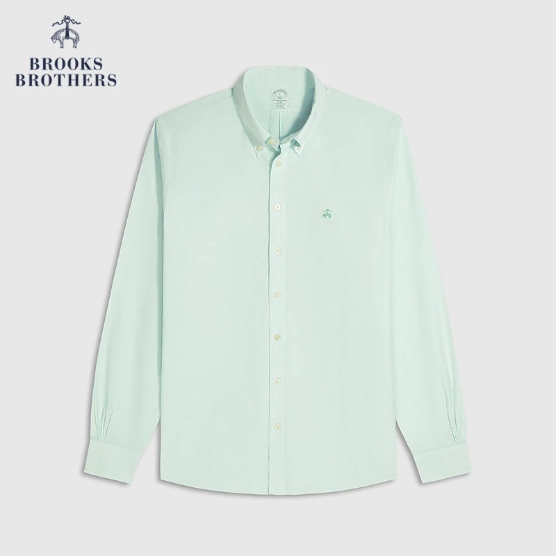 [易打理]Brooks Brothers/布克兄弟男士25春夏新款牛津纺衬衫