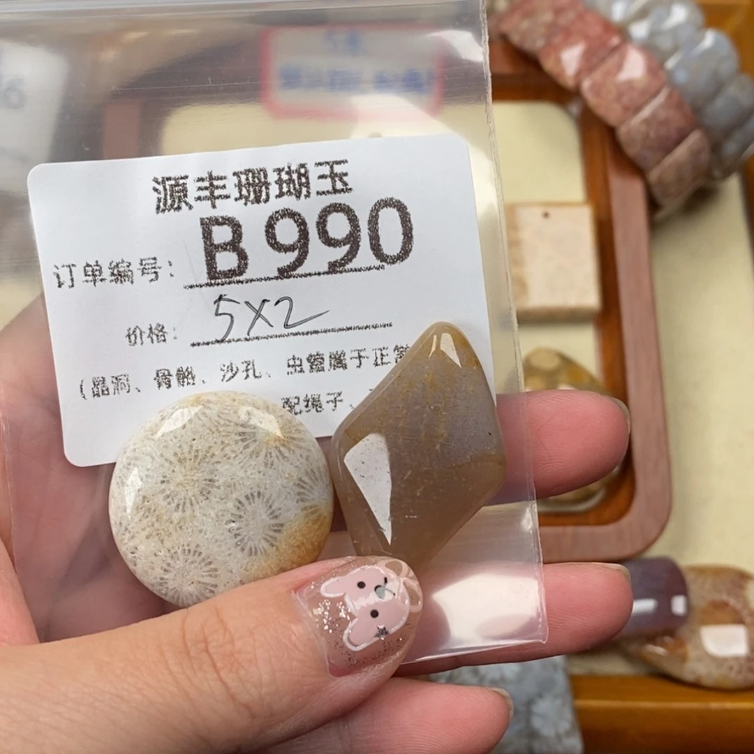 小***咪未镶嵌颈饰硅化玉