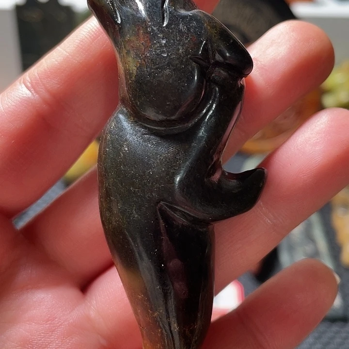 蛇纹石玉未镶嵌挂件