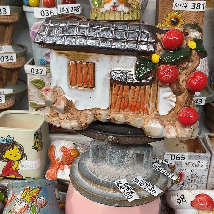 粗陶材质多肉花盆孤品福利