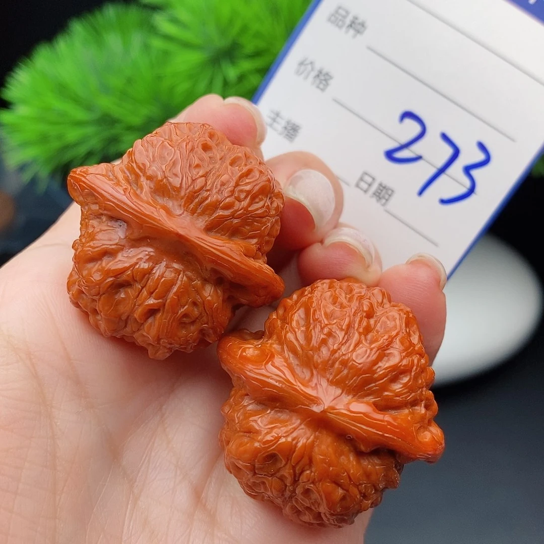 文玩核桃把件36血麒麟273