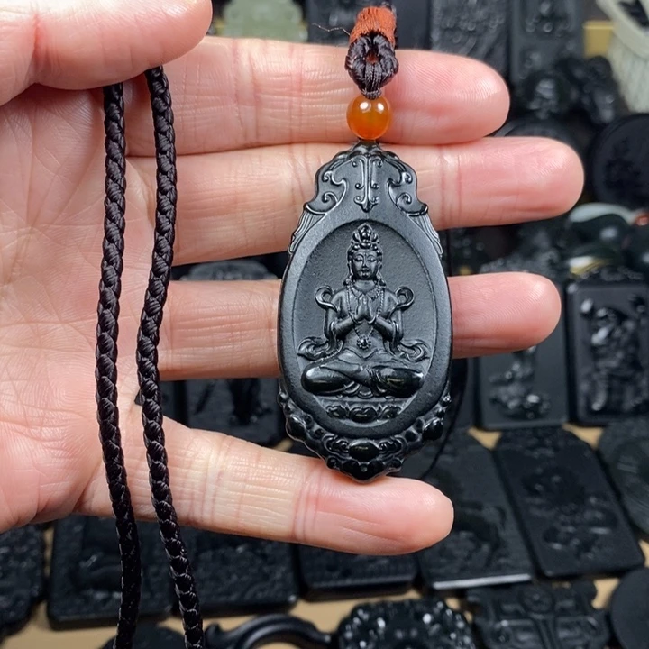 和田玉（青玉）未镶嵌颈饰