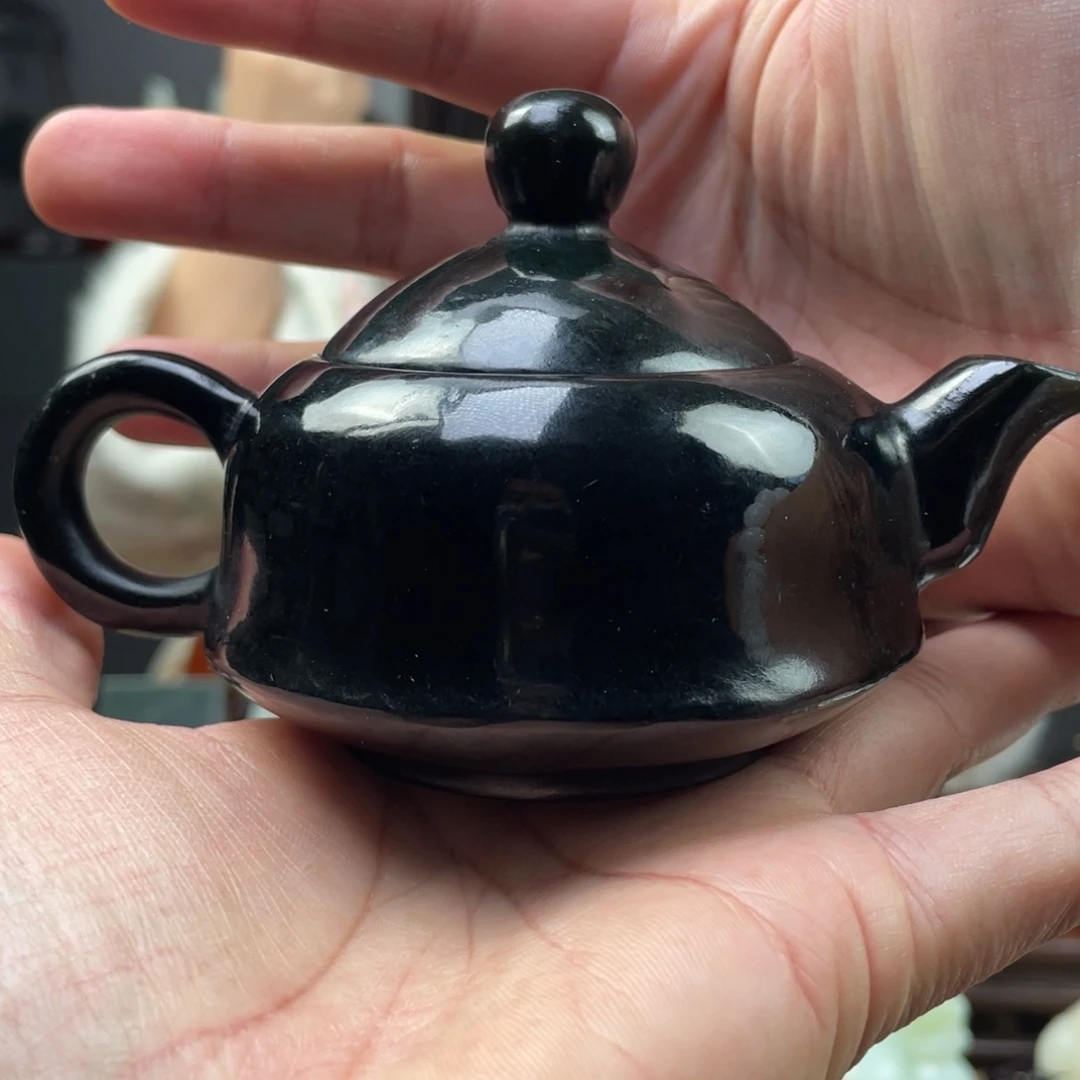 未镶嵌和田玉把件和田玉茶壶未镶嵌