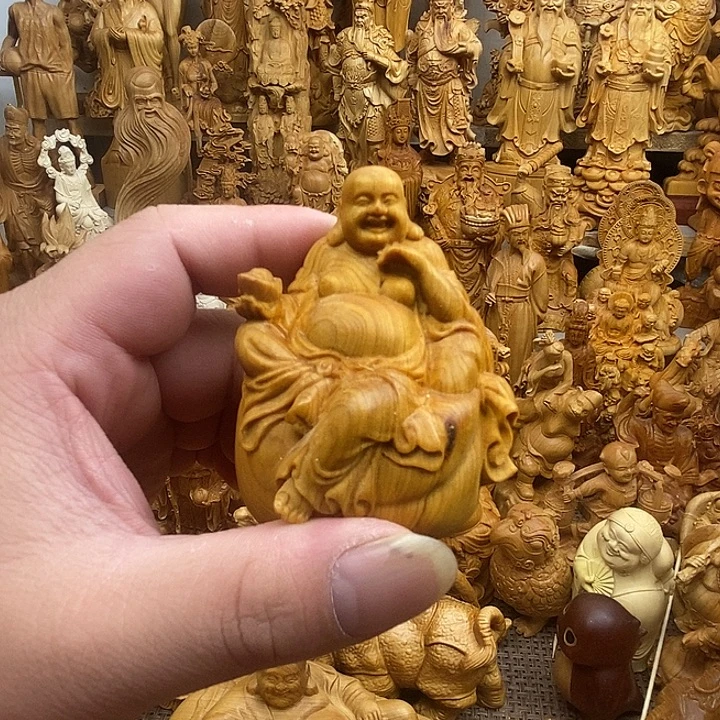 柏木（崖柏）弥勒佛