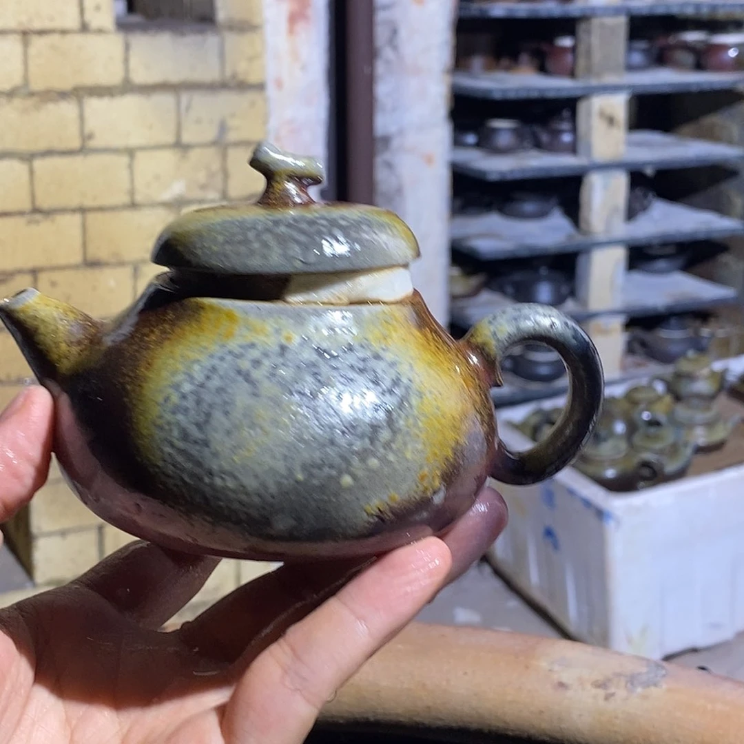 茶壶紫砂柴烧紫砂