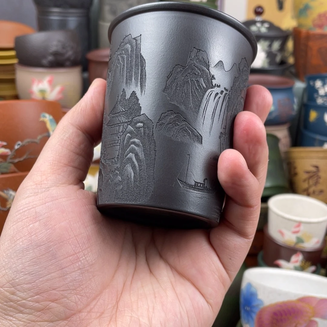 紫砂茶杯紫砂茶杯