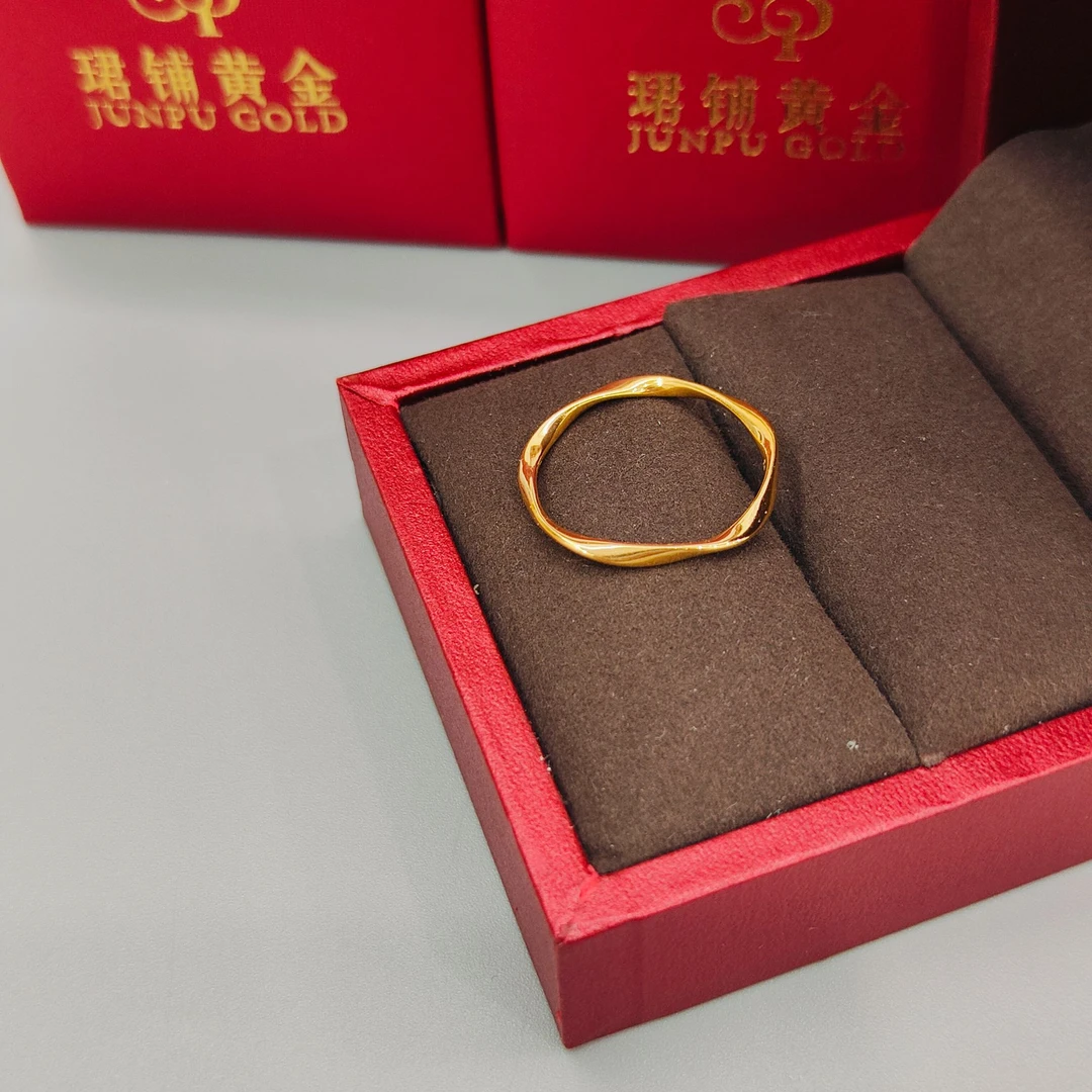 珺铺黄金 5G 足金999【3店】莫比乌斯亮面简约经典款式