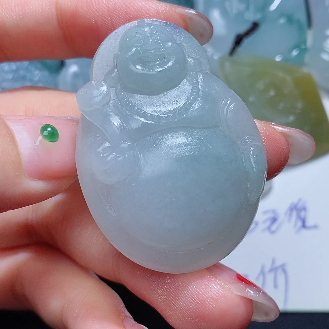 定制翡翠未镶嵌毛货付款后联系客服确认抛光