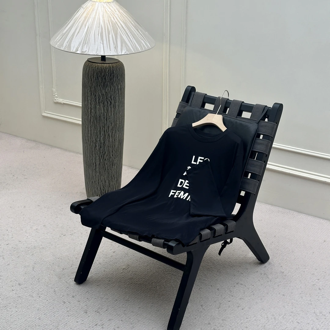 【妙姐精选】印花字母宽松休闲百搭圆领长袖T恤LZ10787