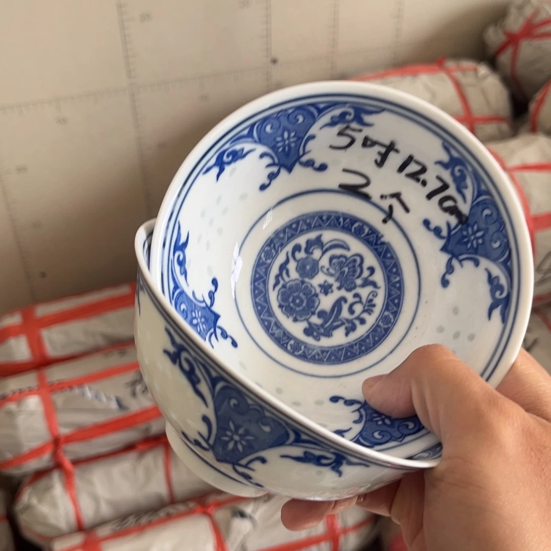 摆件陶景德镇高温细白瓷餐具