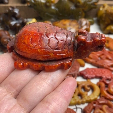 未镶嵌蛇纹石玉颈饰85