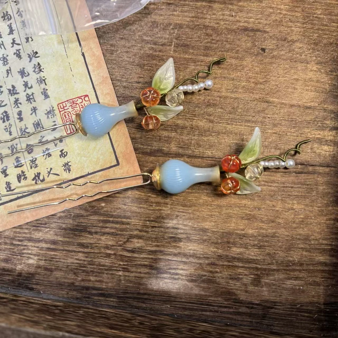 好柿瓶瓶。前尘梦古风汉服配饰