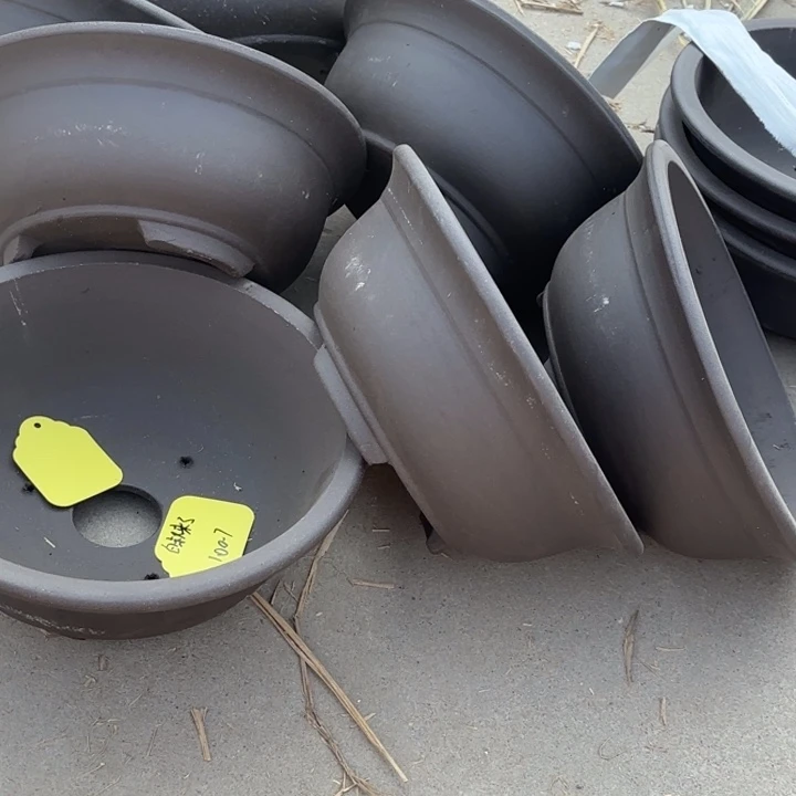 紫砂花盆100-7。