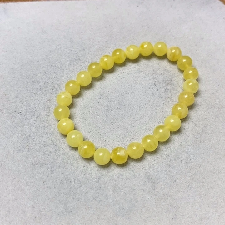 裸石蜜蜡未镶嵌手串