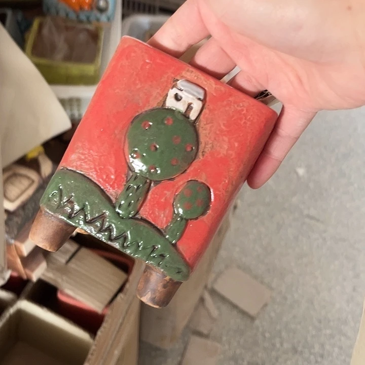 粗陶材质多肉花盆