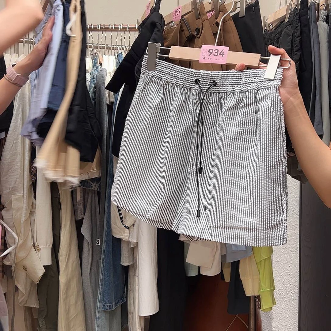条纹短裤S 七七七小众女装