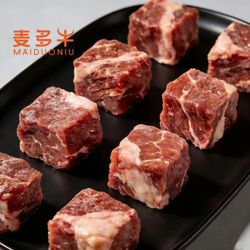 【麦多牛】巴西进口原切牛腩块无添加真牛腩煲汤红烧炖煮500gX4包