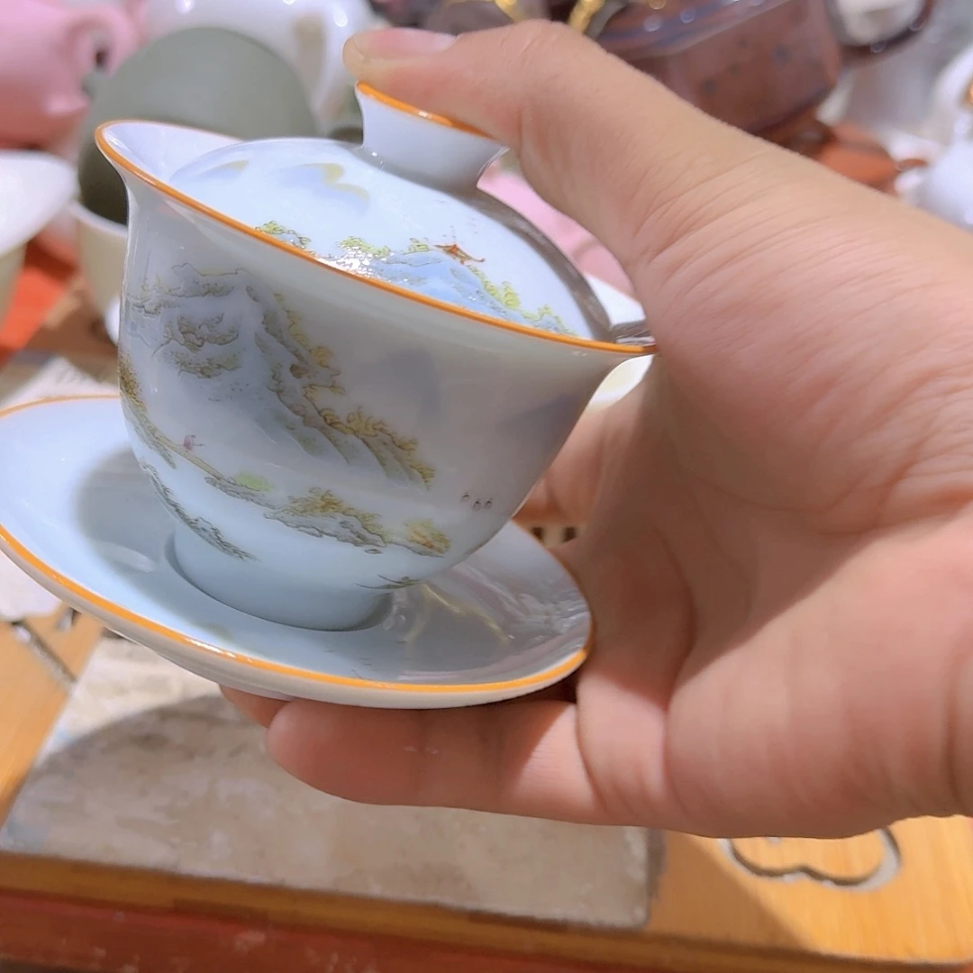 瑕疵茶具。介意勿拍