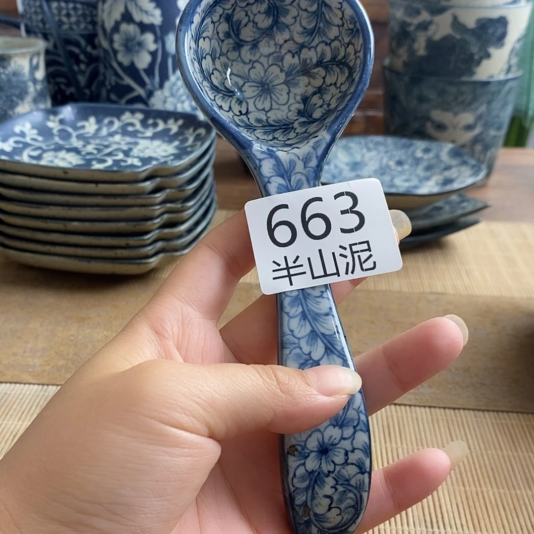 手工手绘青花高温陶瓷