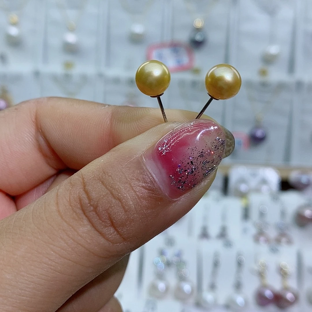 淡水珍珠银S925镶嵌吊坠(赠链)