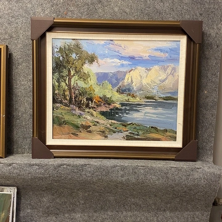 油画带外框画芯尺寸40x50cm