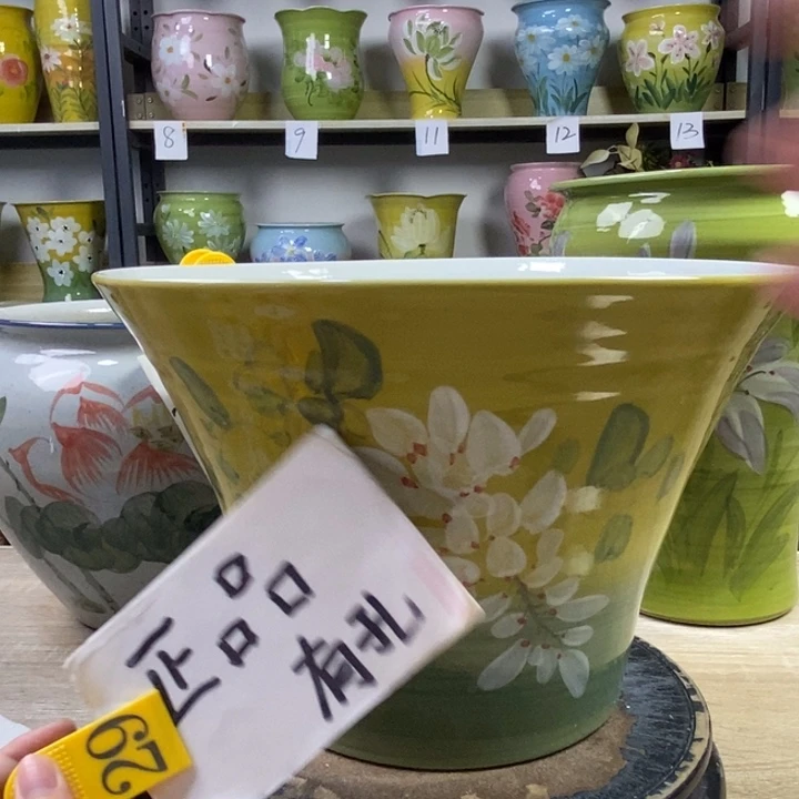景德镇高温陶瓷花盆
