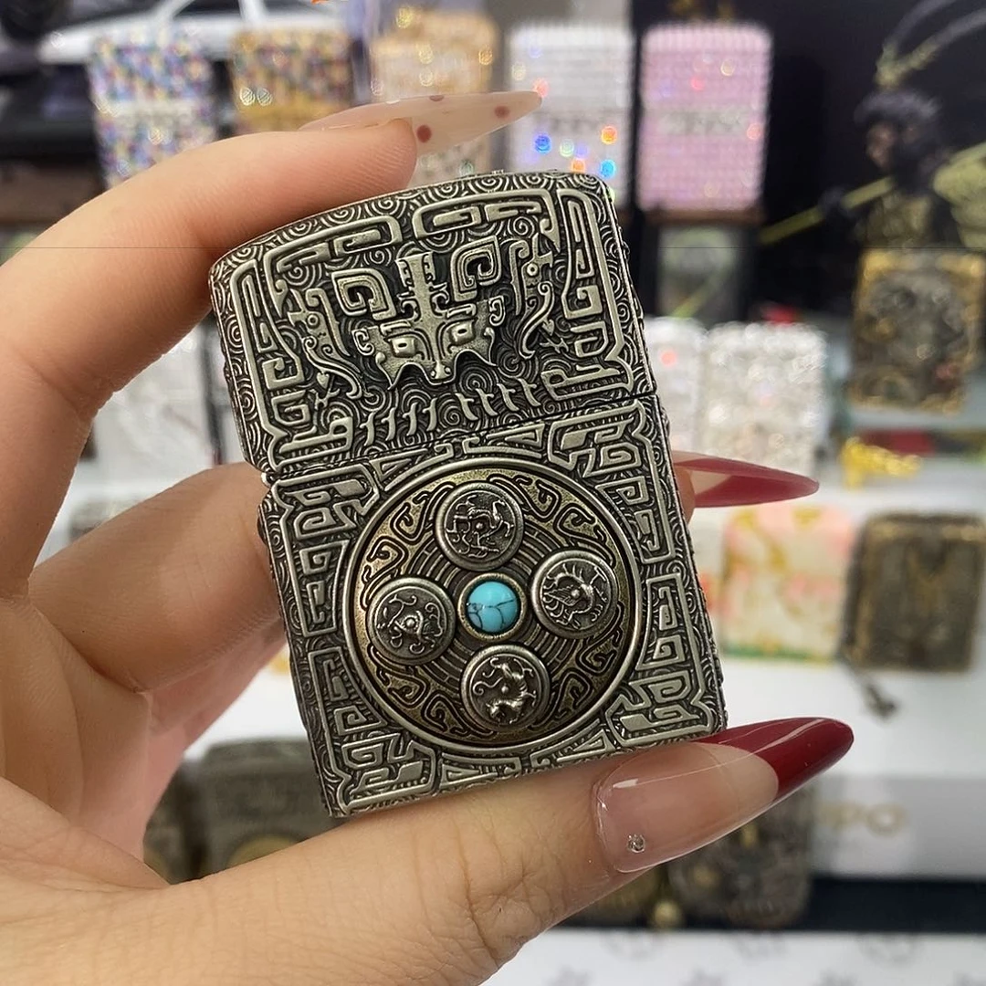铜乔***鸟云生四象带礼盒送礼品