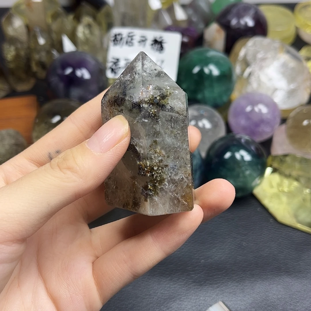 紫晶珠宝半成品未镶嵌376水晶石