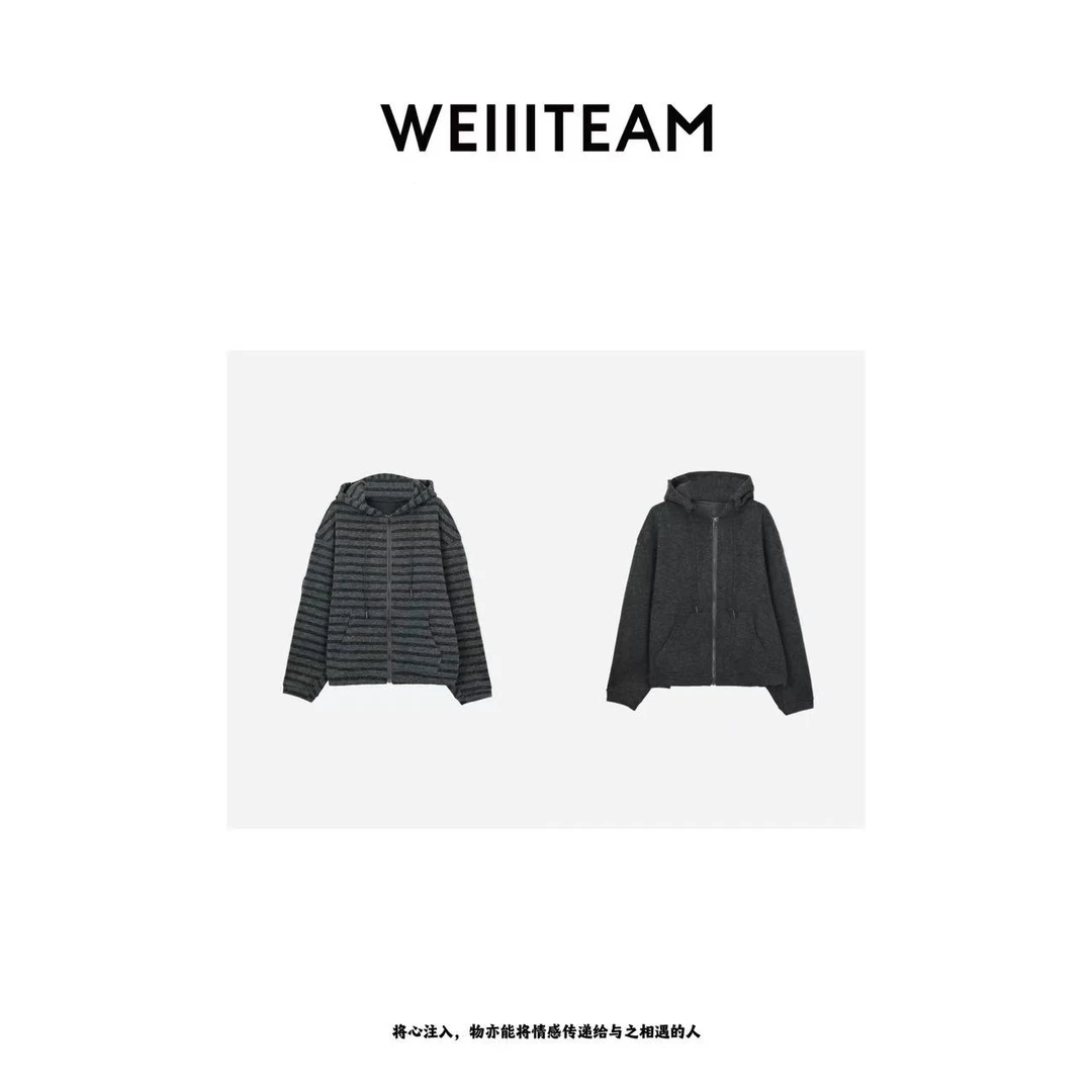 WEIIITEAM “灰黑重奏”两色连帽上衣 25127