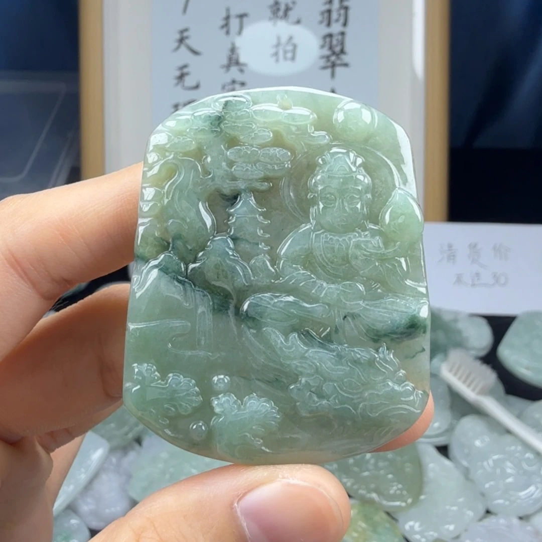 颈饰未镶嵌翡翠翡翠