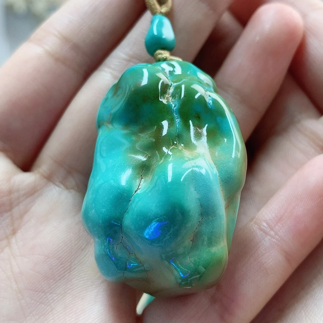 未镶嵌绿松石珠宝奇石