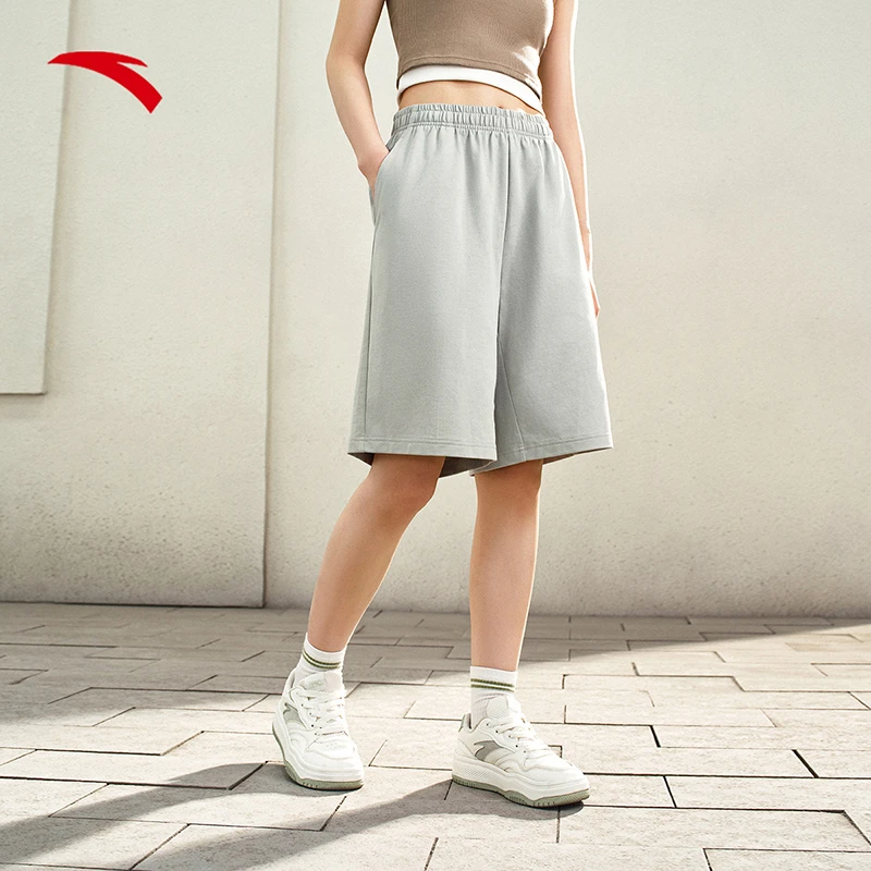 安踏王一博同款 快干棉五分裤男女短裤夏透气运动速干情侣潮裤