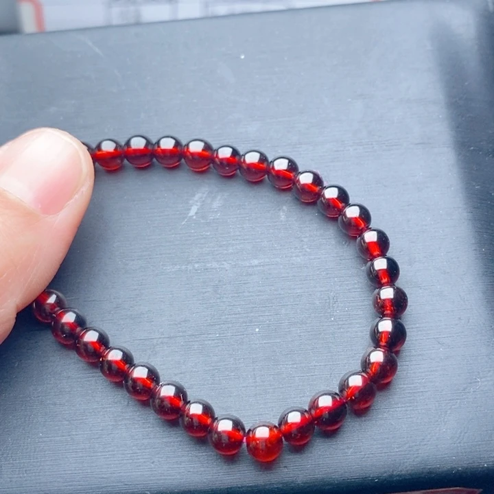 挚***爱未镶嵌手链石榴石大漏