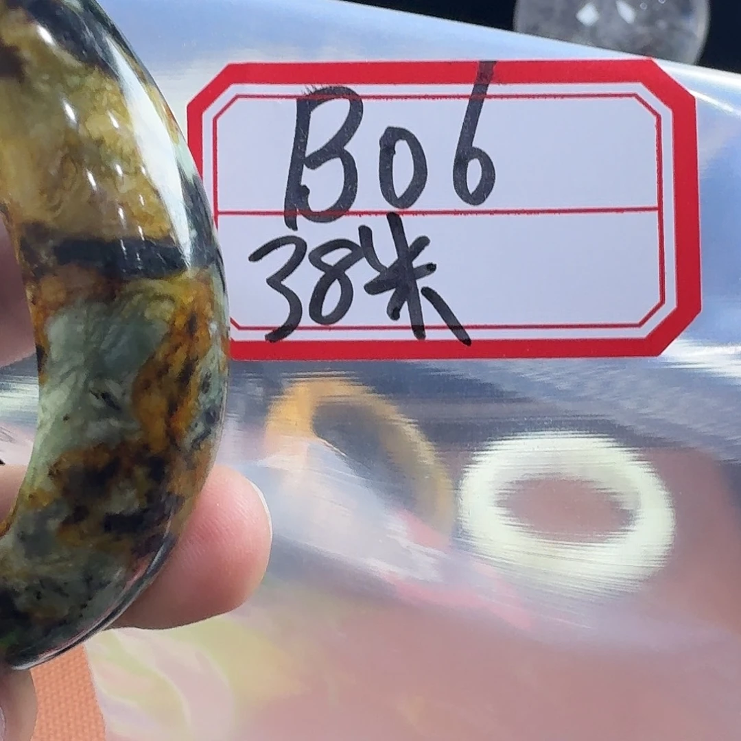 钟***古蛇纹石玉合金戒指