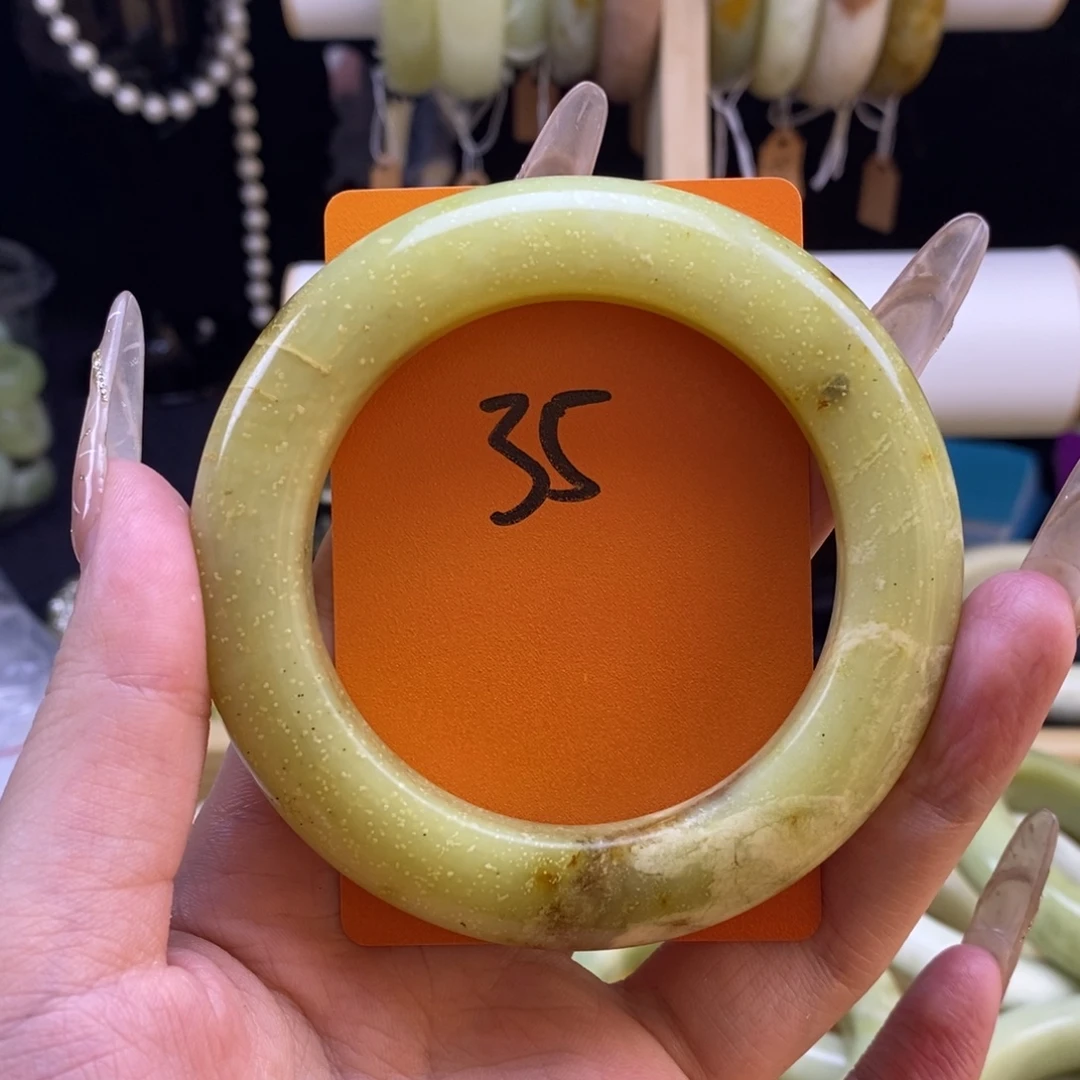 蛇纹石玉未镶嵌手镯58