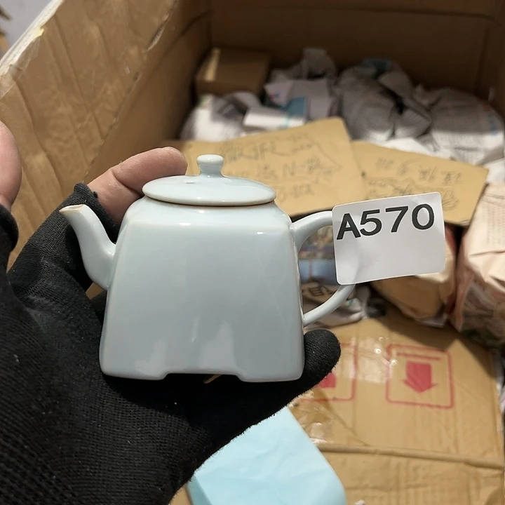 瓷片茶摆件工艺品摆件666