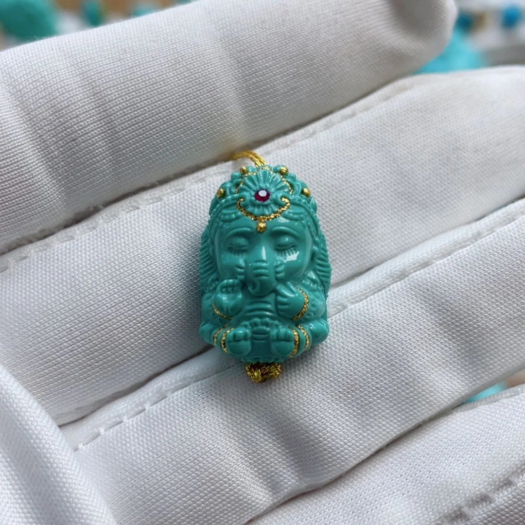 绿松石珠宝奇石未镶嵌