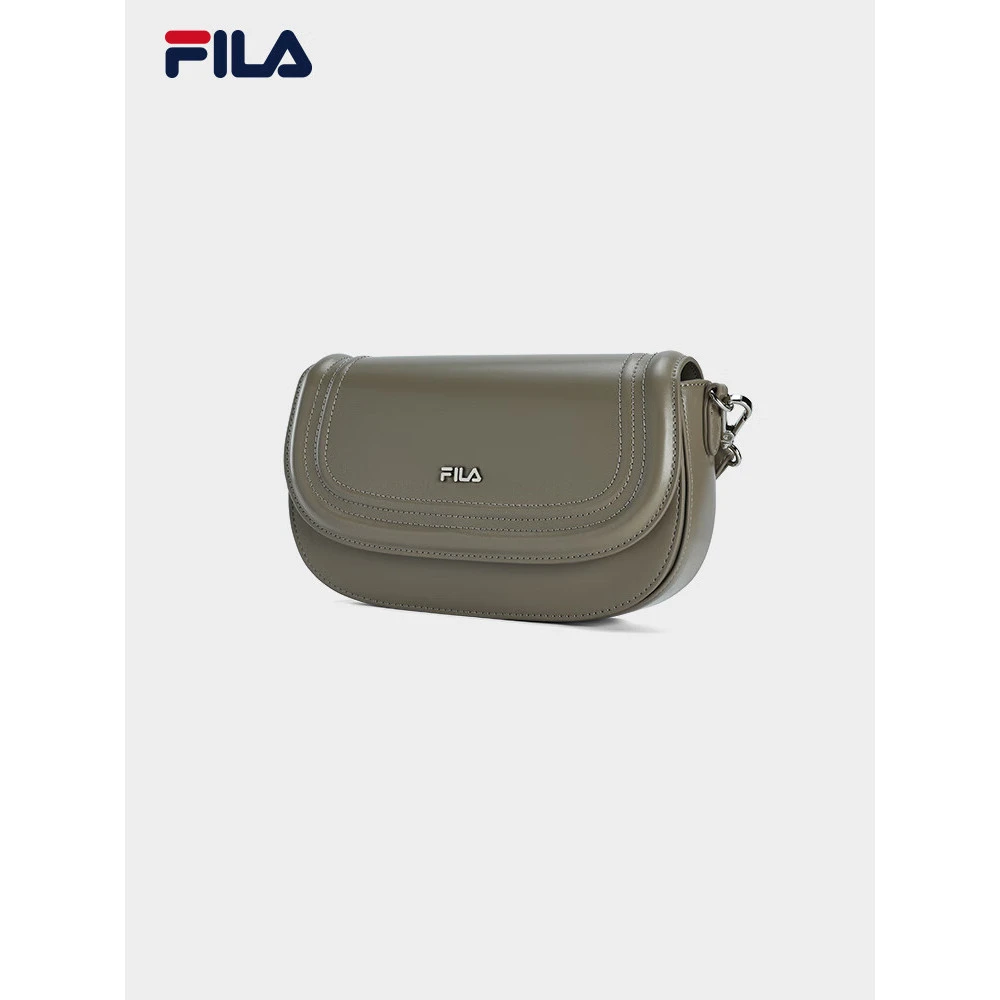 斐乐挎包2024冬季新款时尚休闲单肩包斜挎包新月包F13W443163F