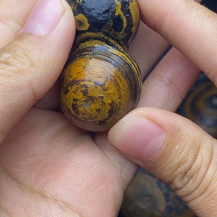 长***客虎皮纹眼睛石手把葫芦