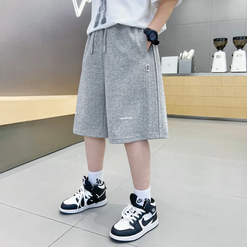 男童裤子夏装2025新款儿童夏款运动裤中大童男孩夏款休闲五分裤潮