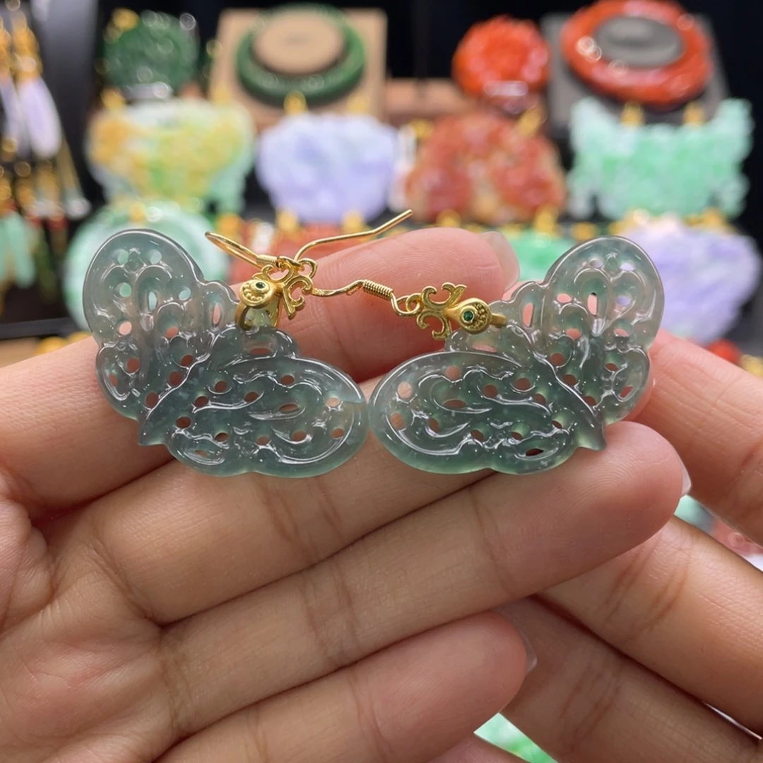 翡翠颈饰未镶嵌代编织