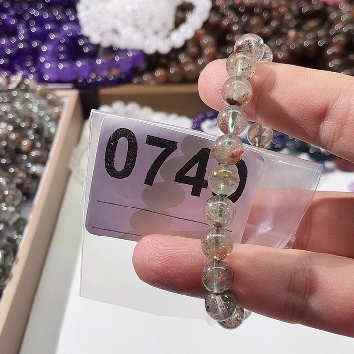 未镶嵌手链水晶绿幽灵手链卡9