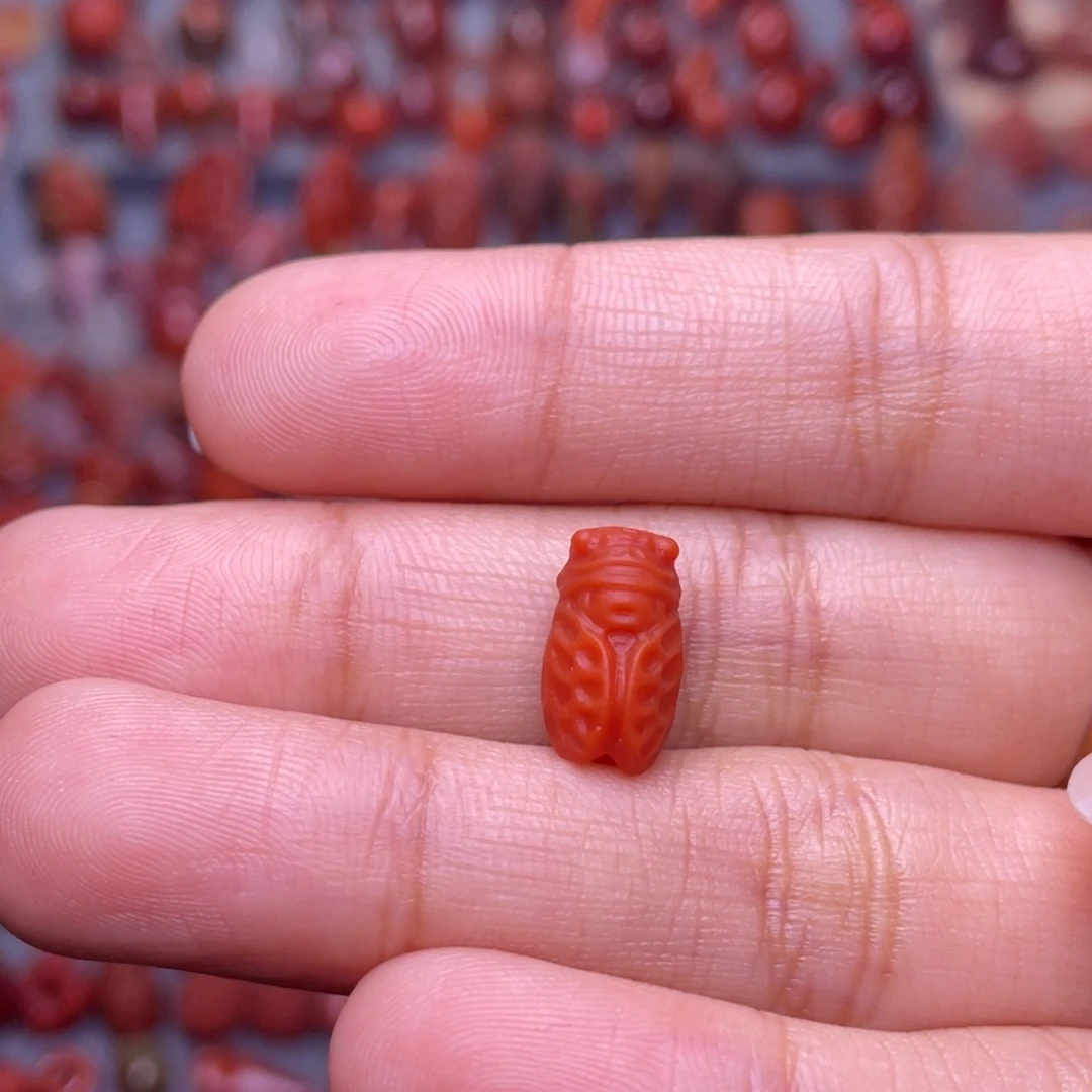 刷***猛南红玛瑙未镶嵌圆珠